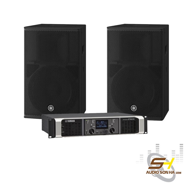 Bộ Karaoke YAMAHA CHR12 + PX8 ,TẶNG Vang số JBL KX180A