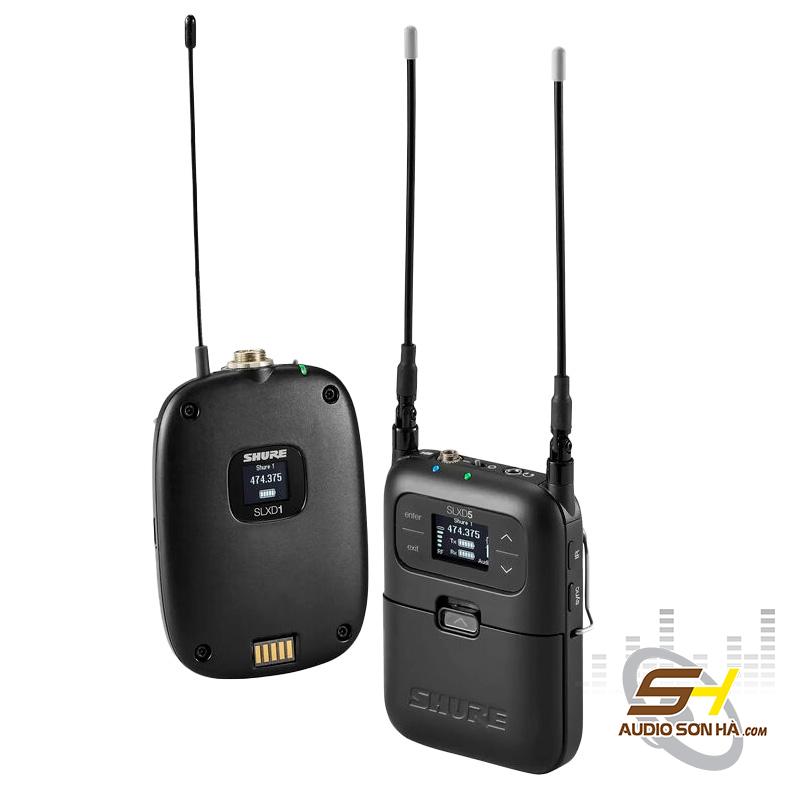 Bộ micro không dây di động với micro cài áo TwinPlex DL4 SHURE SLXD15/DL4B
