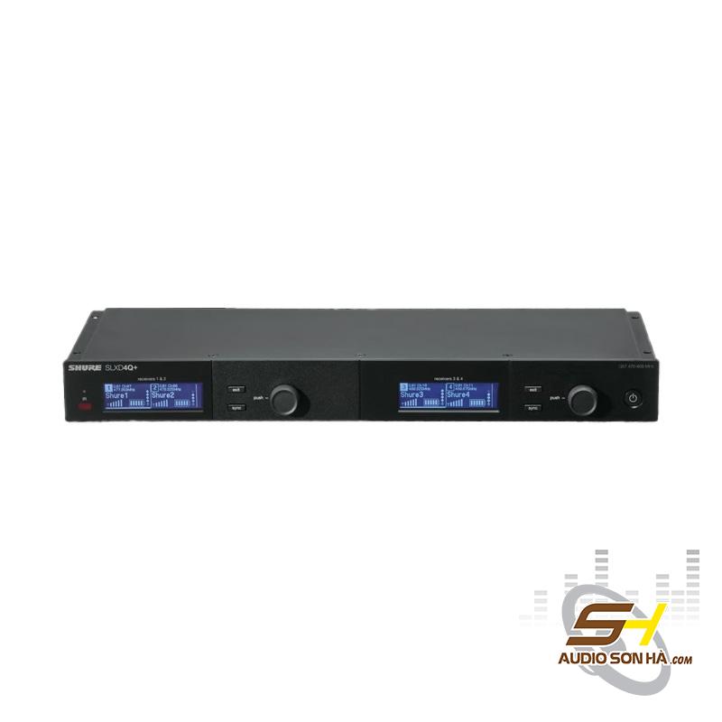Bộ thu không dây digital bốn kênh SHURE SLXD4Q+