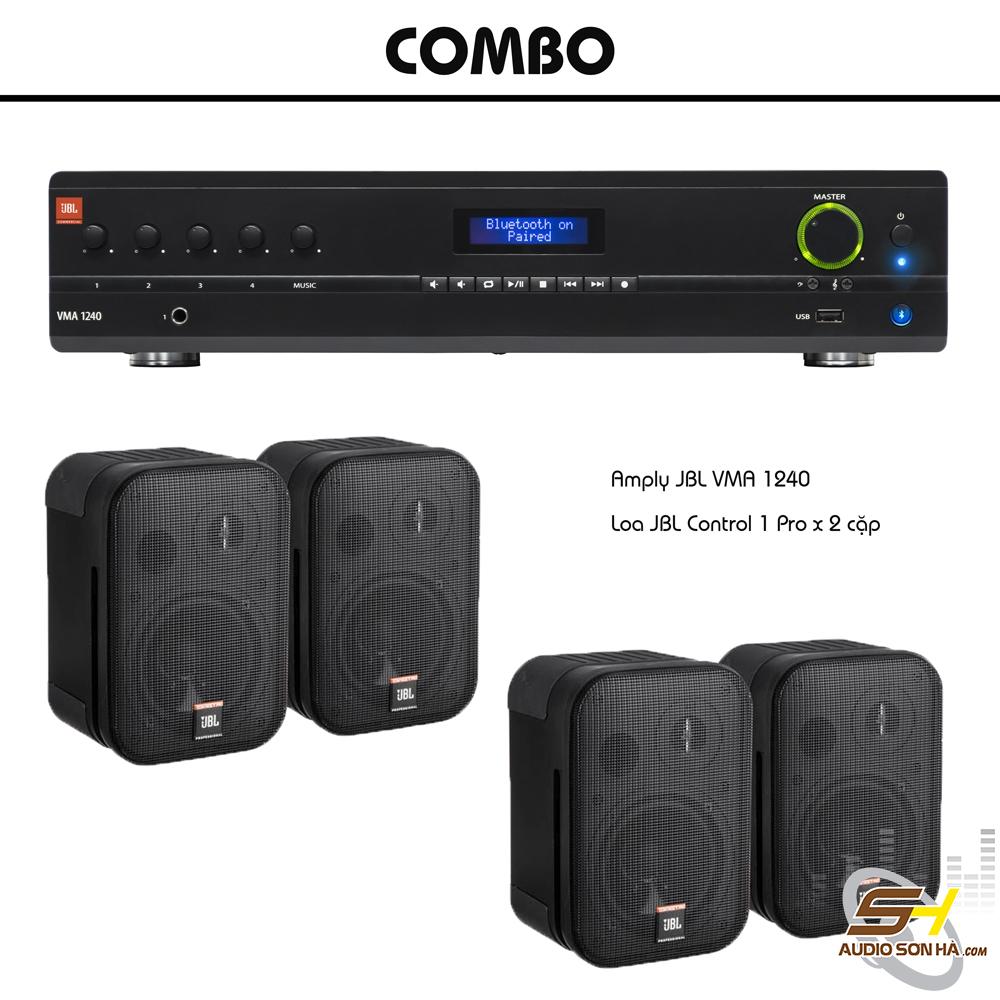 Combo JBL VMA 1240 - JBJ Control 1 Pro