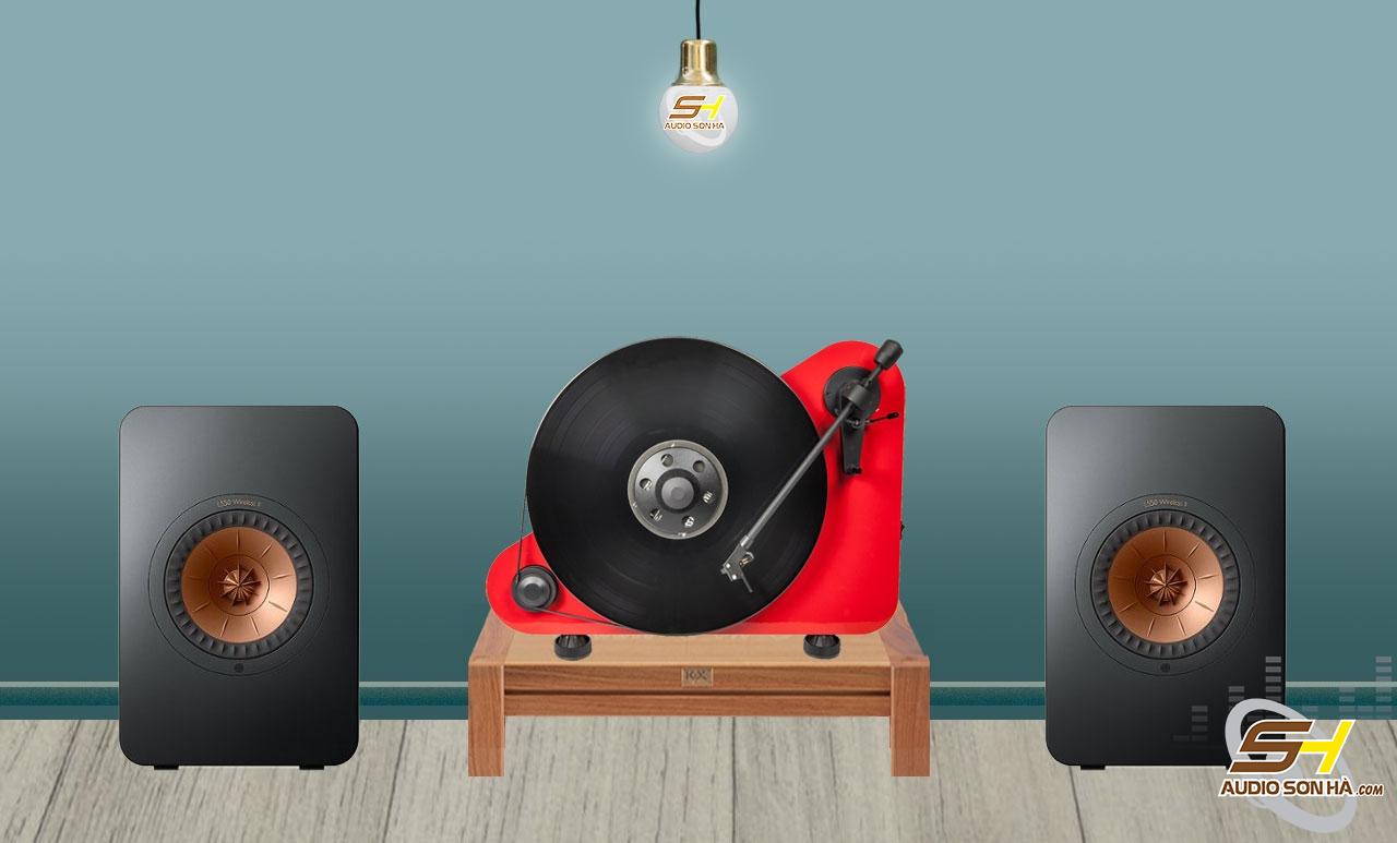 Combo KEF LS50 Wireless II + Pro-Ject VT-E BT