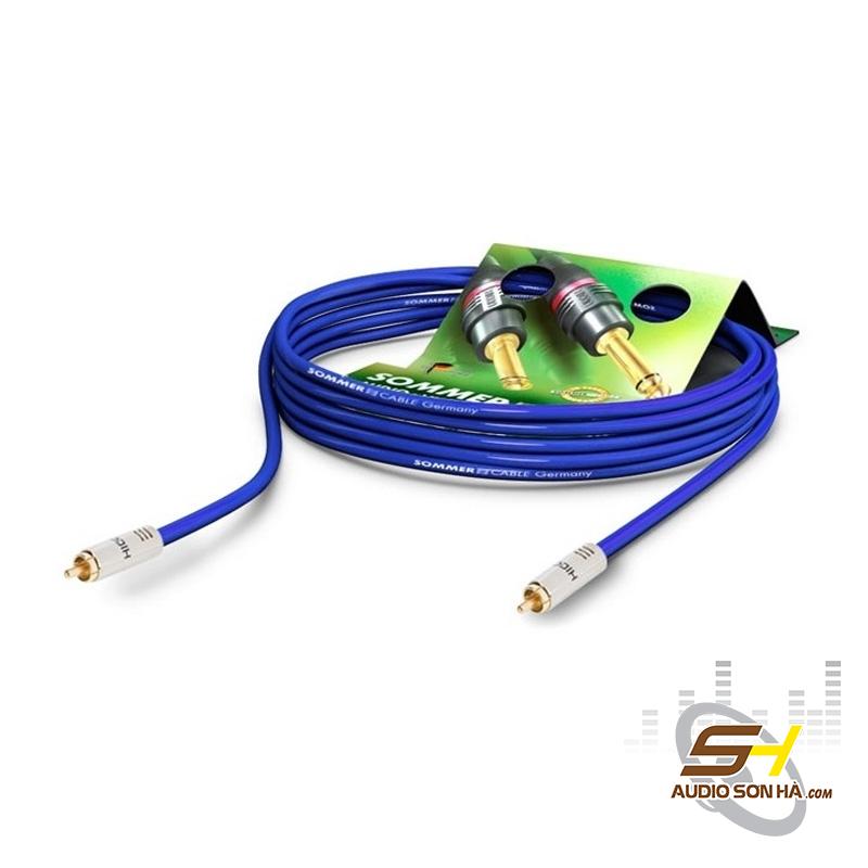 Dây Coaxial Digital Sommer VT2I-0150-BL 1.5m RCA-RCA 75Ω