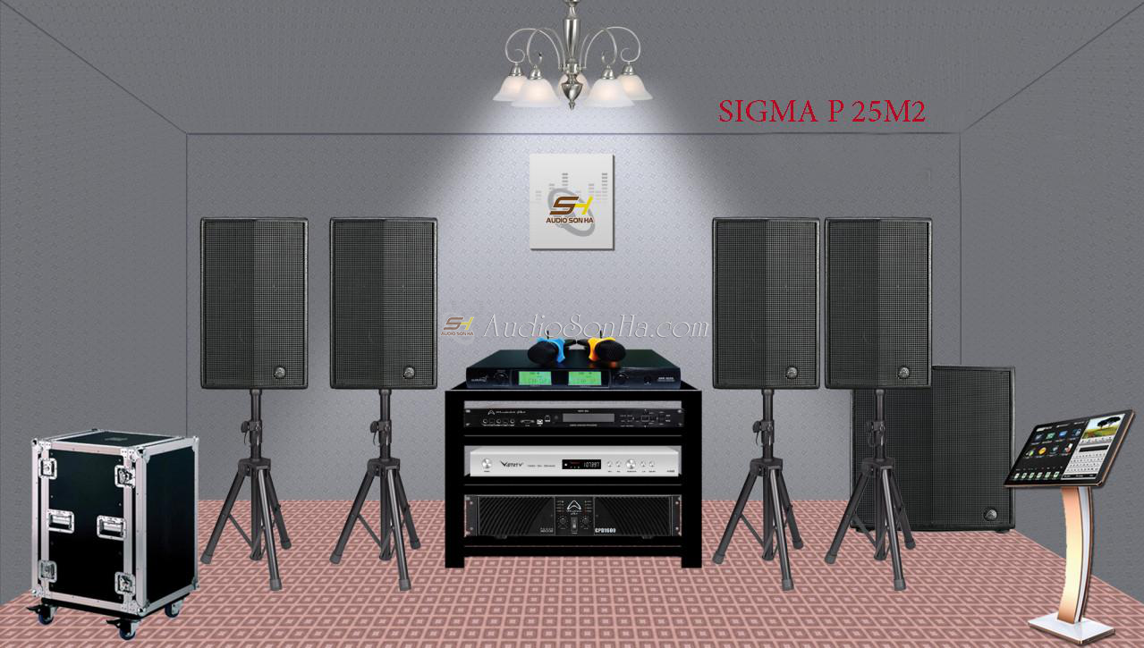 Wharfedale SIGMA-Hệ Thống Karaoke P 25M2 (Set 9)