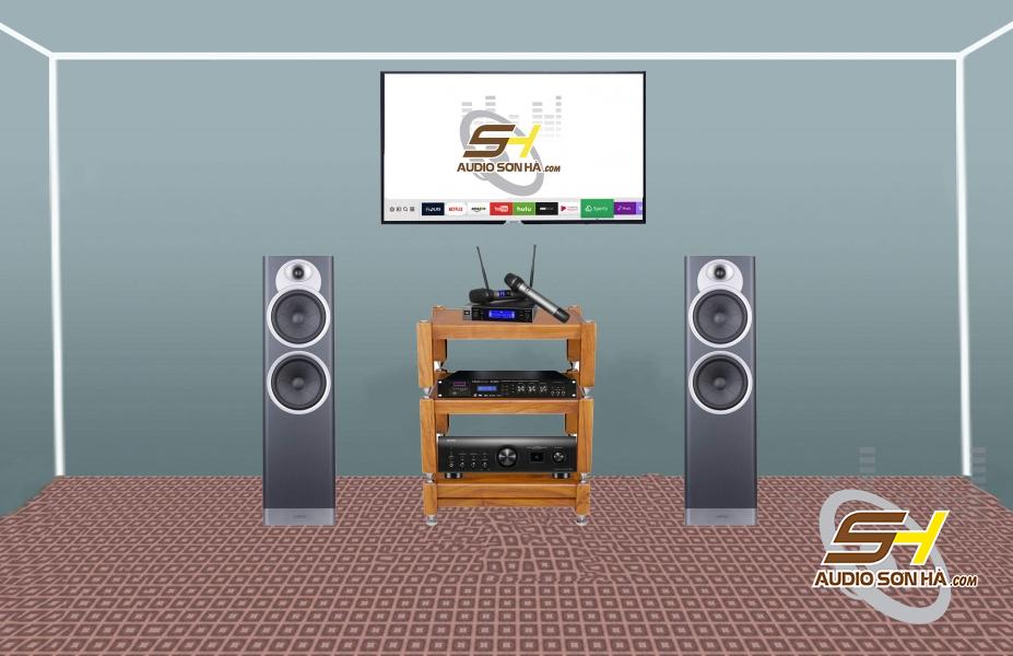 Hệ thống Karaoke và nghe nhạc LOA JAMO S7-27F  & Amply Denon PMA 1700NE