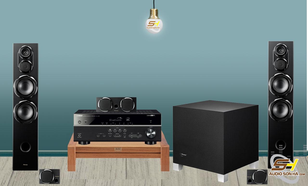 Hệ thống loa 5.1 Pioneer RS77 TB