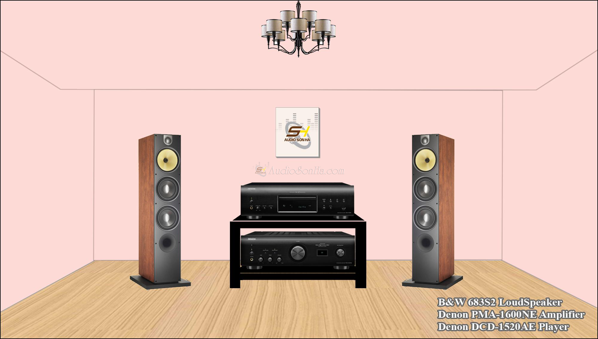 Hệ thống nghe nhạc Denon & B&W 683s2