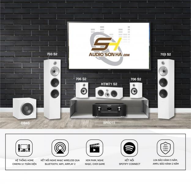 Hệ thống nghe nhạc Hi End B&W 703 S2