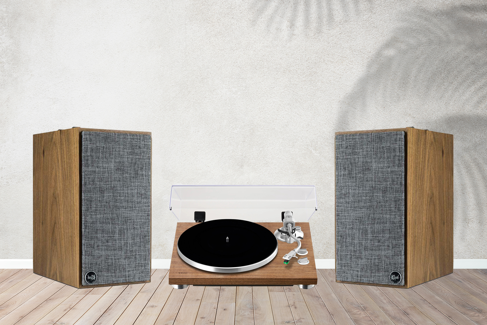 Hệ thống nghe nhạc Hi End Loa Klipsch The Fives - Mâm than Teac TN-400BT