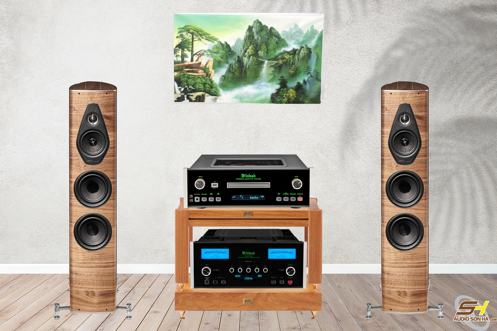 Hệ thống nghe nhạc Hi End Loa Sonus Faber Olympica Nova III - McIntosh