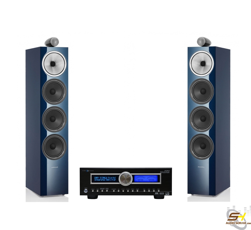 Hệ thống nghe nhạc loa B&W 702 Signature - Amply Cary Audio SI-300.2D