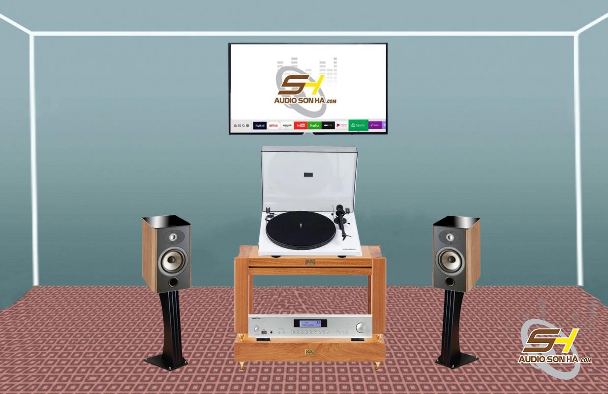 Hệ thống nghe nhạc Loa Focal Aria 906 + Amply Rotel A14 MK2 Tặng Mâm than Pro-Ject Essential II Digital 