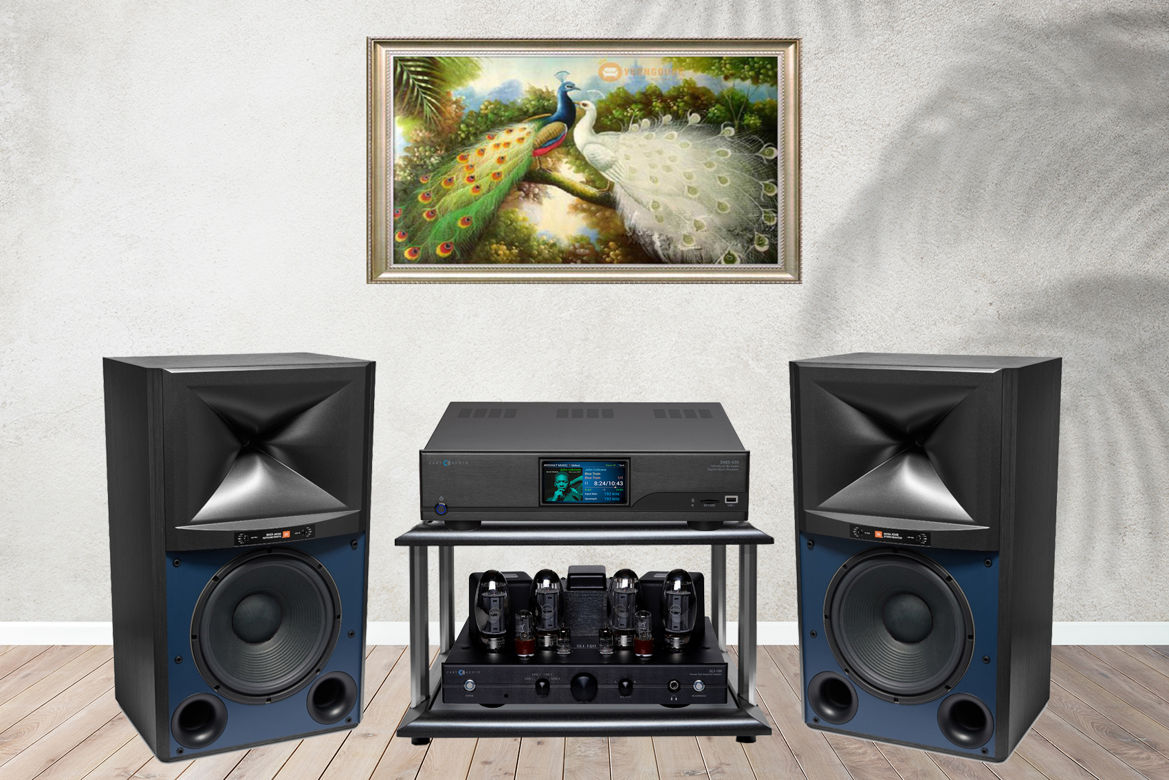 Hệ thống nghe nhạc Loa JBL 4349 - Cary Audio TẶNG BỘ KỆ