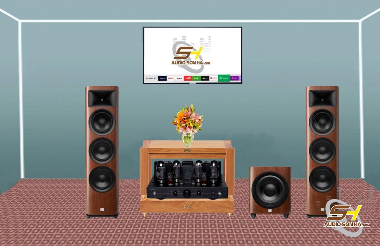 Hệ thống nghe nhạc Loa JBL HDI 3800 & Amply Cary Audio SLI-100 / TẶNG  Sub JBL HDI1200P