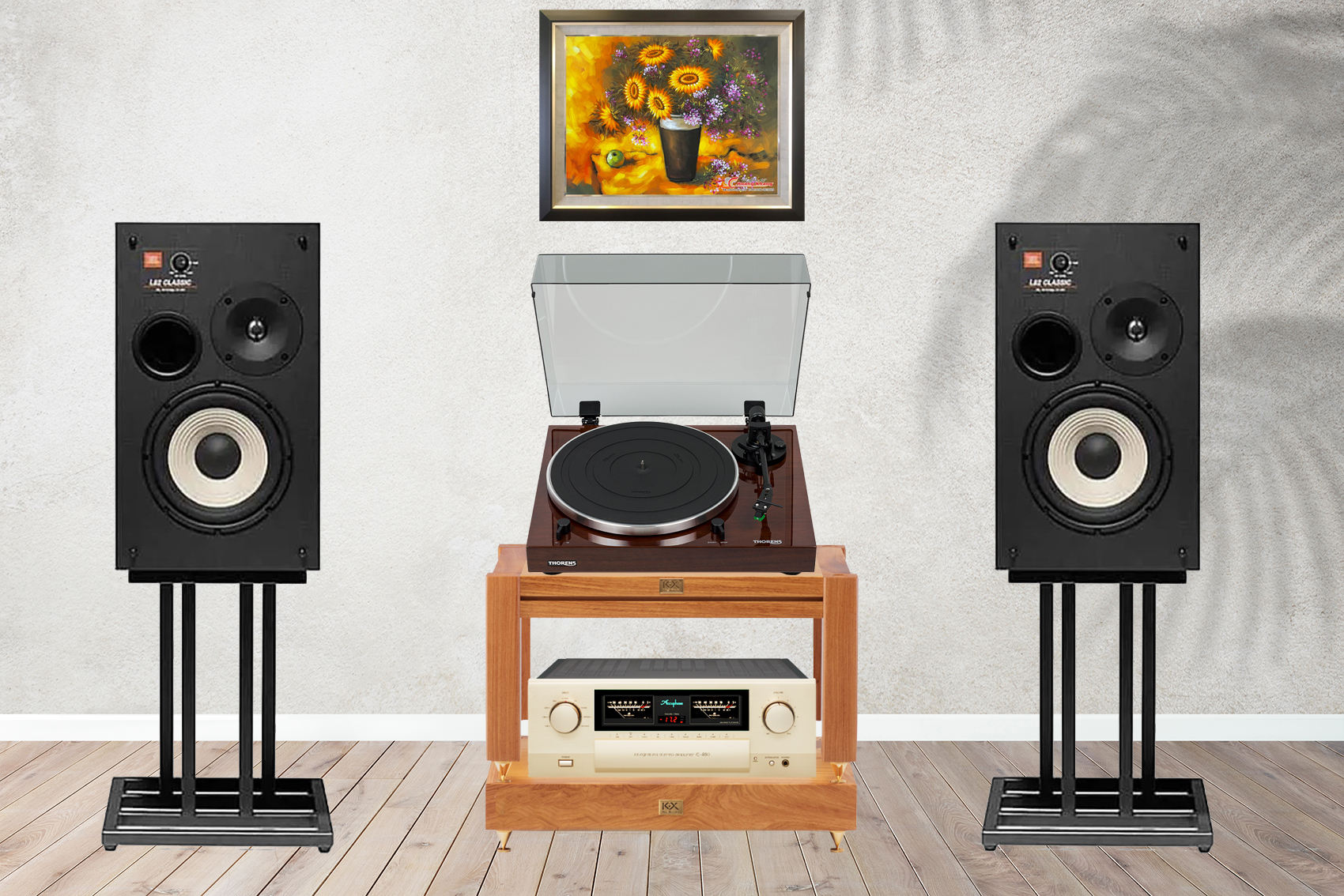 Hệ thống nghe nhạc Loa JBL L82 Classic - Accuphase - Thorens