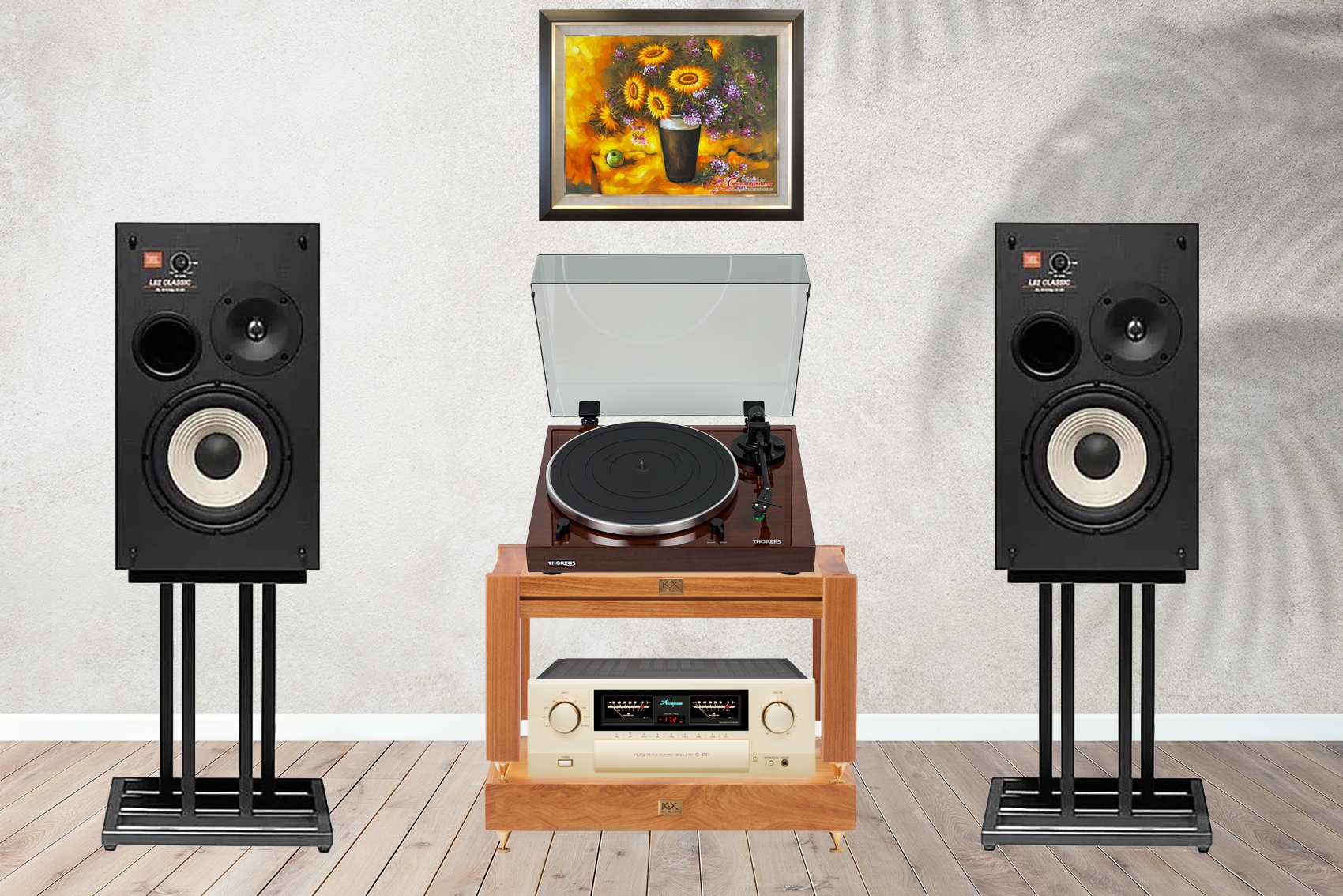 Hệ thống nghe nhạc Loa JBL L82 Classic - Accuphase - Thorens