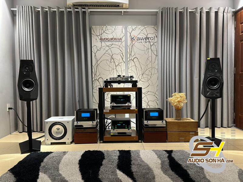 Hệ thống nghe nhạc Loa Kaiser Furioso mini F1 và McIntosh MC830 & C8