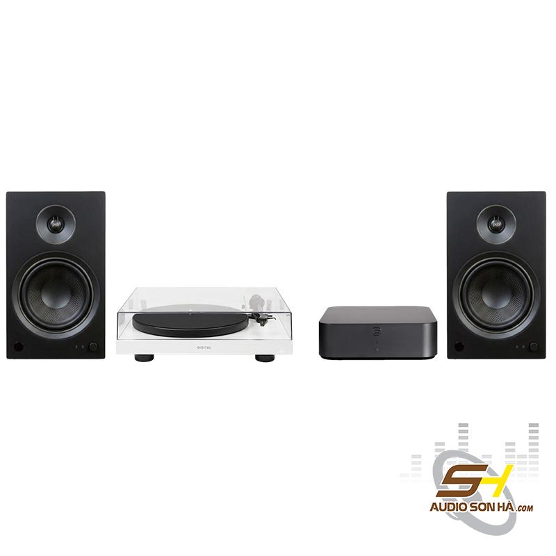 Hệ thống nghe nhạc loa  PSB Alpha AM5, Pro-Ject Essential II Digital, BLUE SOUND Hub