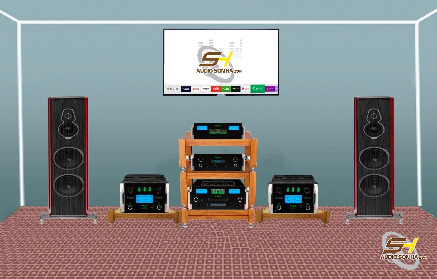Hệ thống nghe nhạc loa Sonus Faber Amati G5 & McIntosh +TẶNG SUB