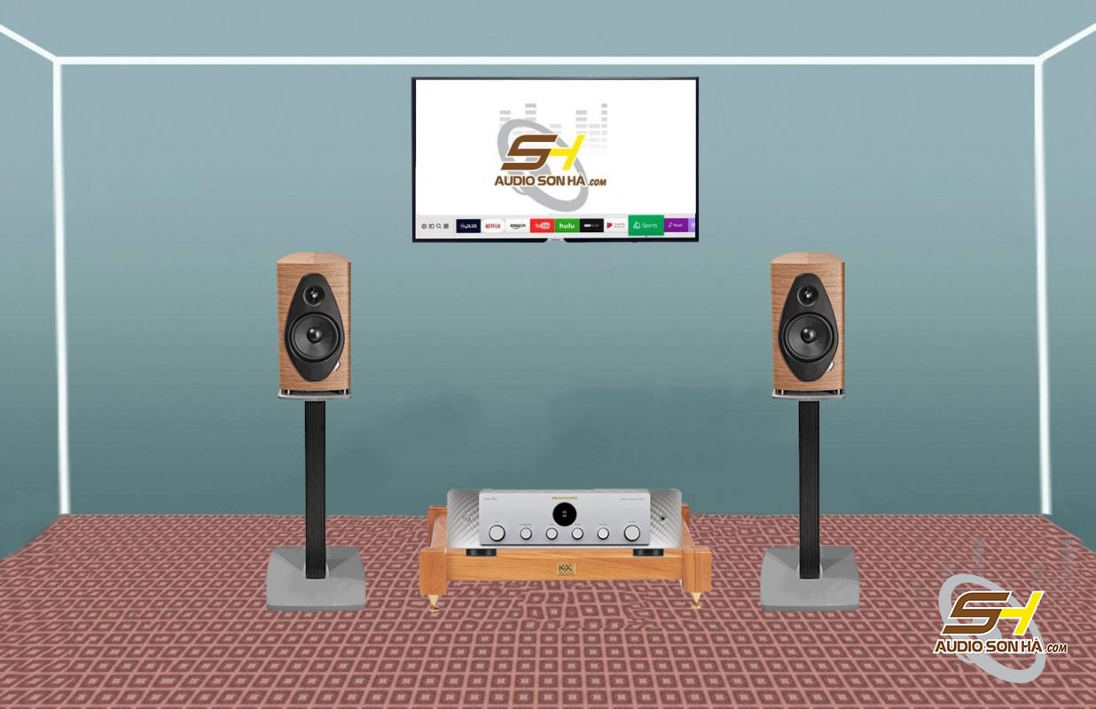 Hệ thống nghe nhạc Loa Sonus faber Sonetto II G2 + Amplifier Marantz MODEL 60n