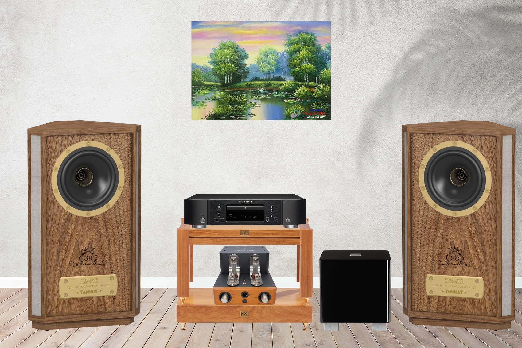 Hệ thống nghe nhạc Loa Tannoy Autograph Mini GR - Unison Research - REL 