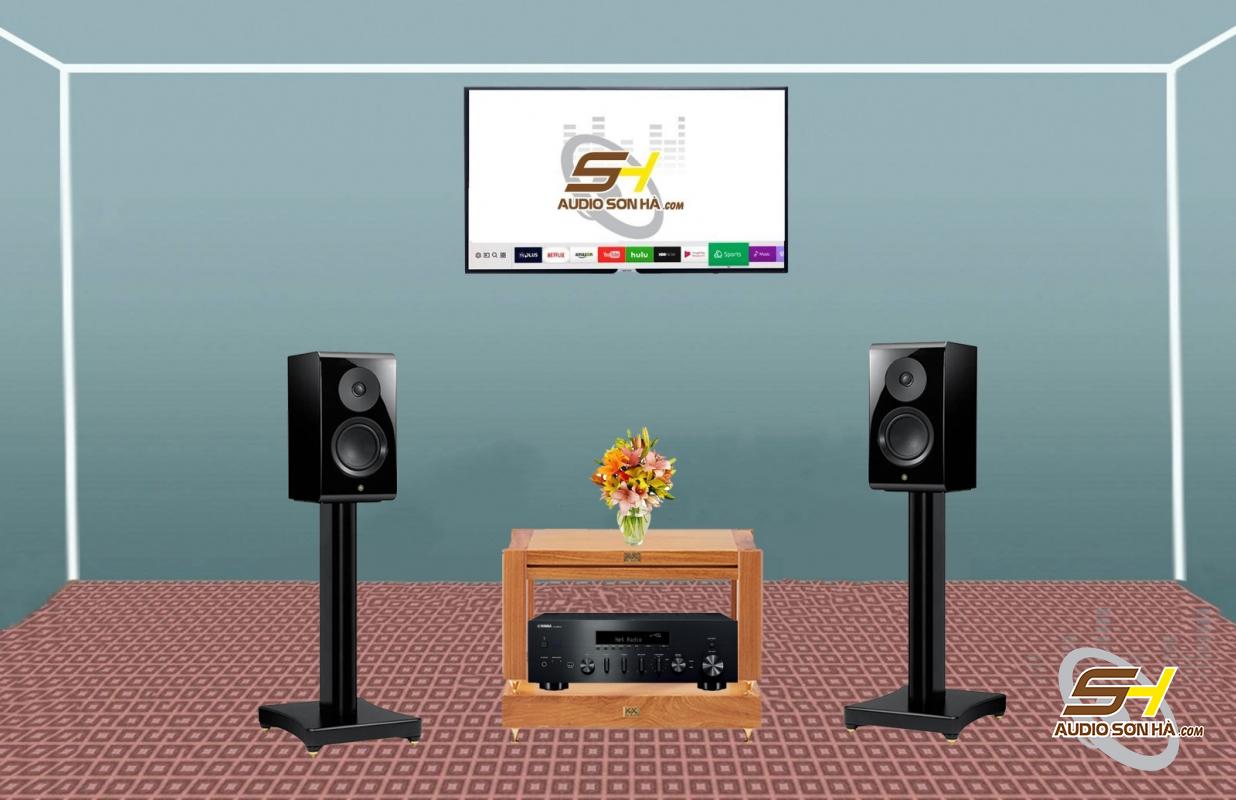 Hệ thống nghe nhạc Loa Yamaha NS-600A & AMPLY R-N600A