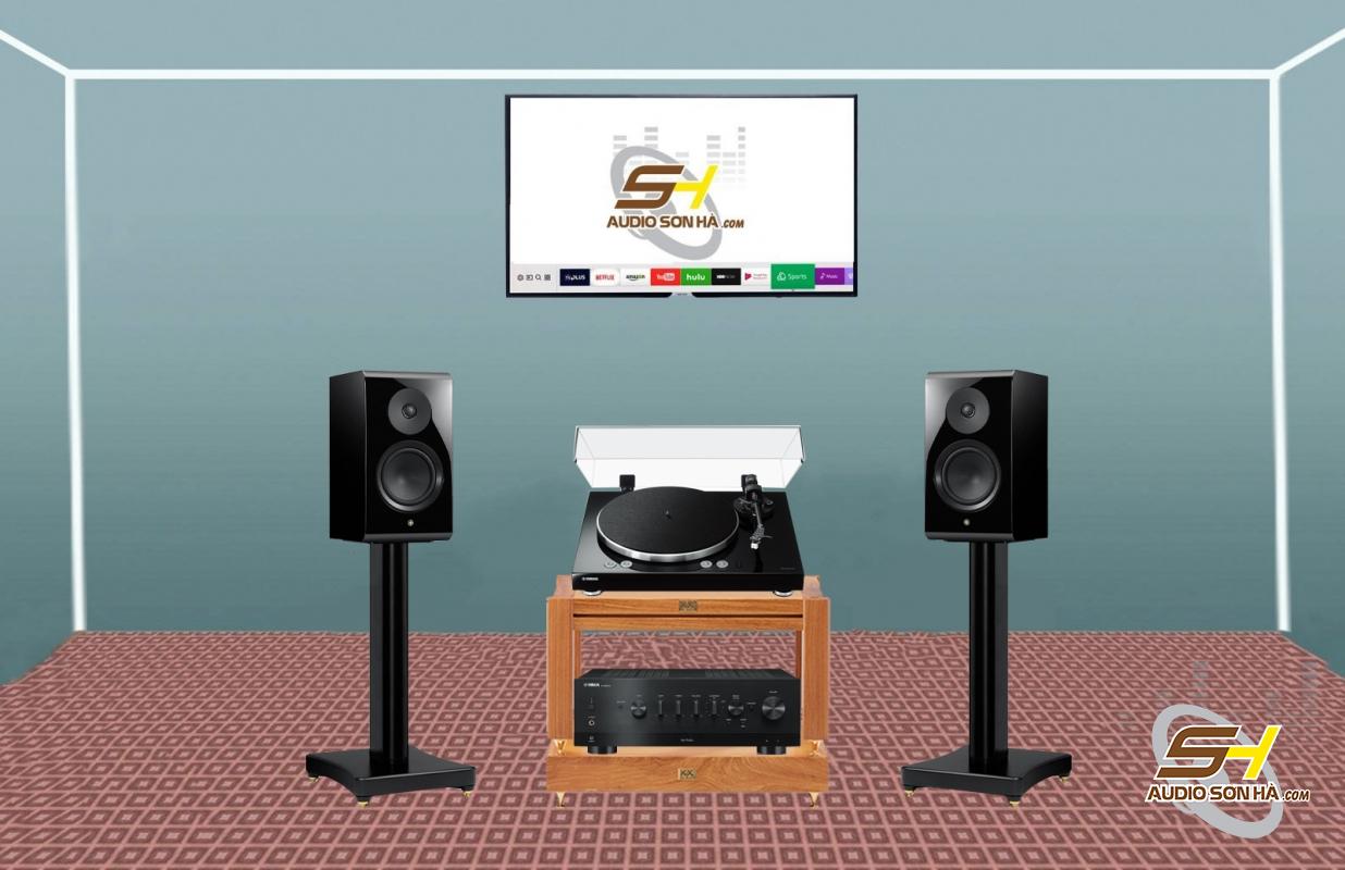 Hệ thống nghe nhạc Loa Yamaha NS-800A & R-N800A / VINYL 500 (TT-N503)
