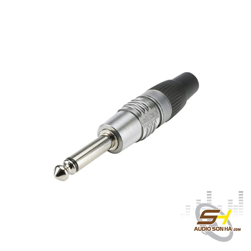 Jack 6.35mm Stereo HICON HI-J63SP – Đầu Jack 6 Ly TRS 3 Cực Chuyên Nghiệp