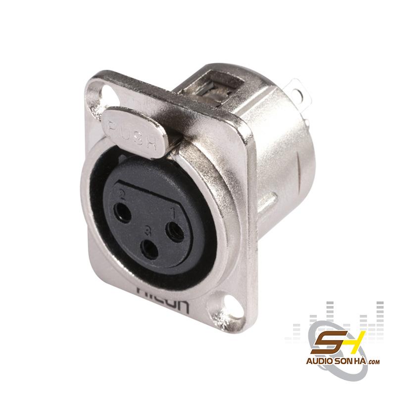 Jack XLR Cái Gắn Chassis HICON HI-X3DF