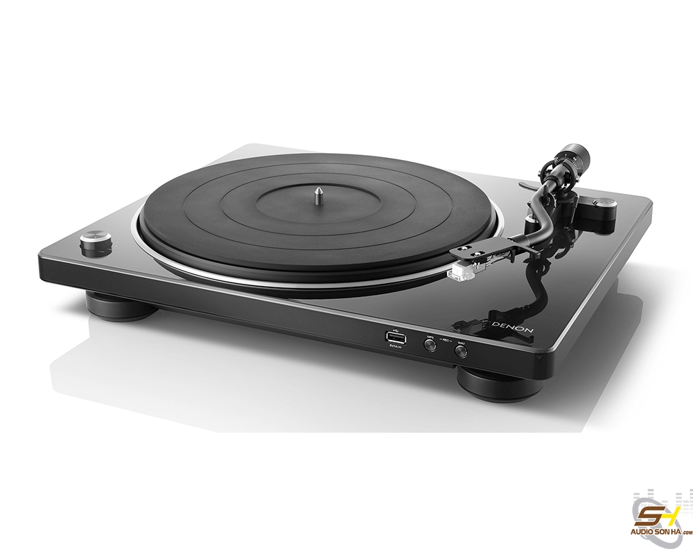 Mâm đĩa than Denon DP-450USB/ Có sẵn kim MM theo máy , Và USB