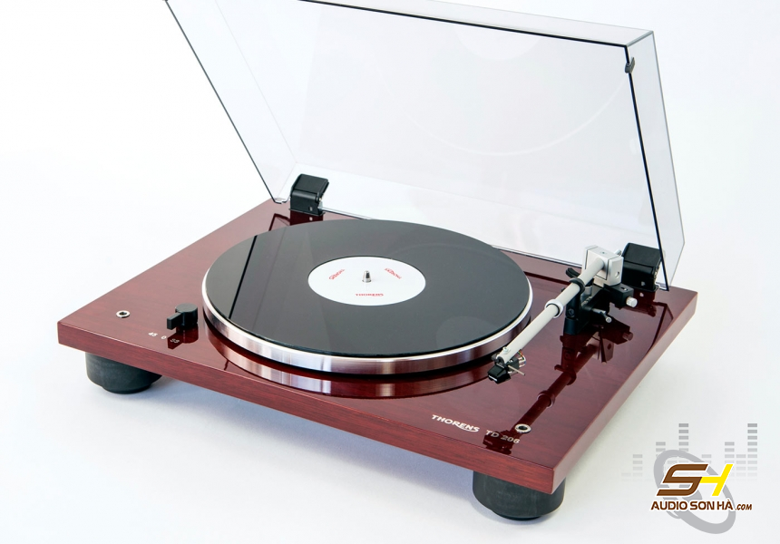 Mâm đĩa than Thorens TD 206 Red