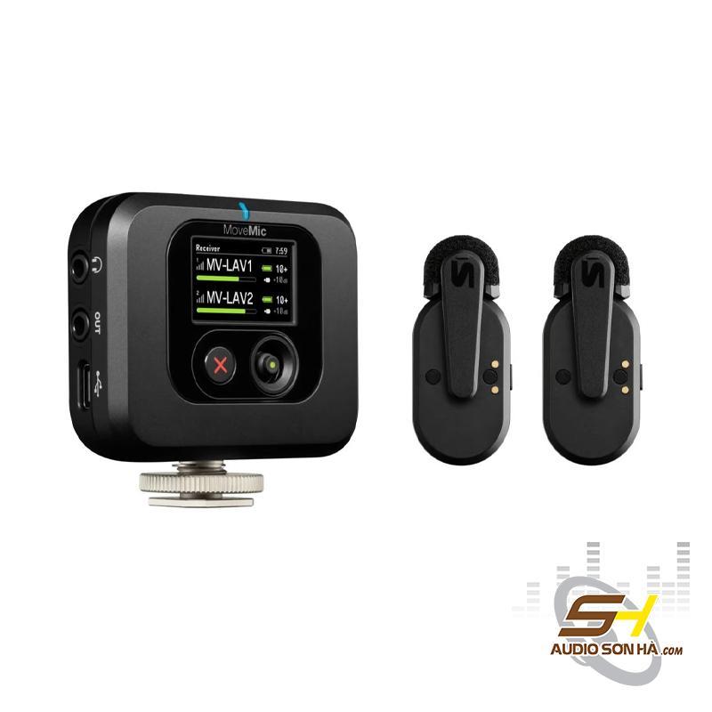 Micro không dây SHURE MoveMic Two Receiver Kit ( dùng cho điện thoại)
