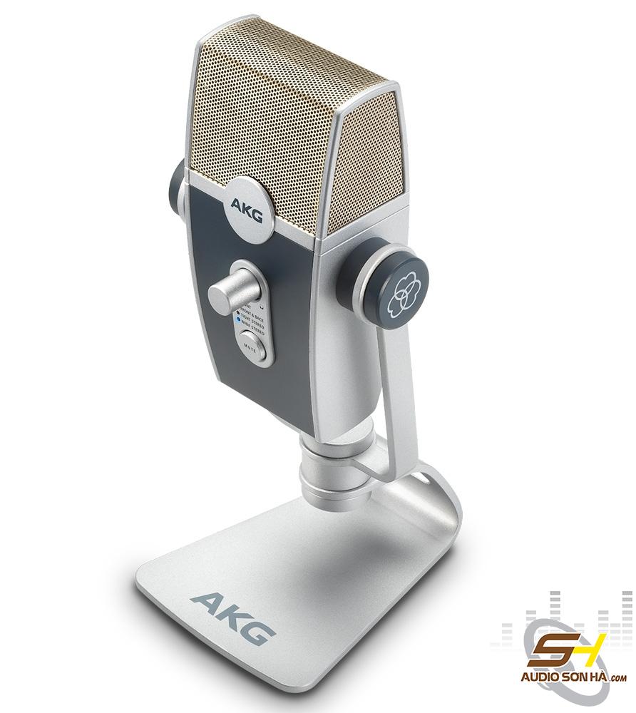 Micro condenser thu âm AKG LYRA C44-USB - Micro USB hoàn hảo cho người làm podcast và streamer