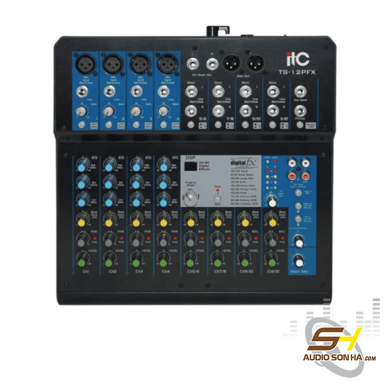 Mixer 12 kênh ITC TS-12PFX