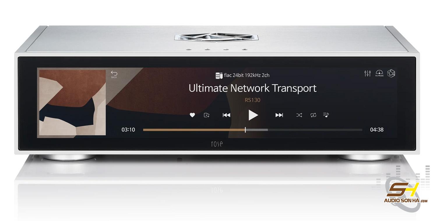 Network Transport  Hifi Rose RS 130 , Phát trực tuyến được hỗ trợ:  Airplay, DLNA, Roon Ready, Spotify Connect, Bluetooth